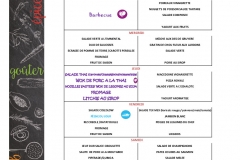 MENU DU 27 MAI AU 28 JUILLET-2